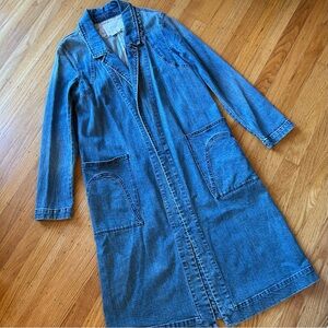 Anthropologie Pilcro Peggy Denim Duster